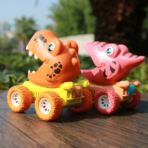 1buc. Mașinuță Dinozaur Colorată Press & Go (model aleatoriu) 1buc. Mașinuță Dinozaur Colorată Press & Go (model aleatoriu)