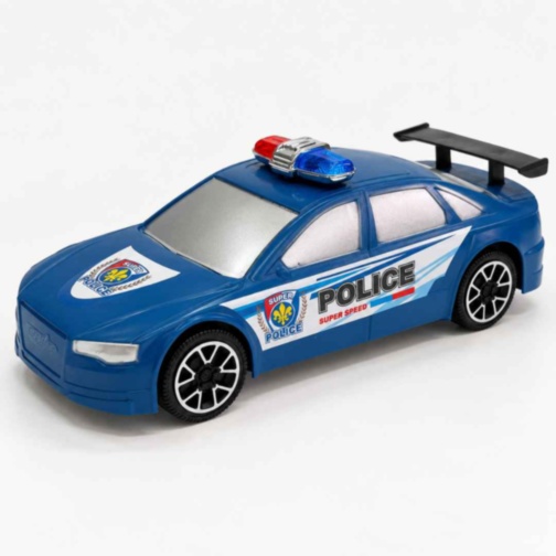 Mașină de poliție cu inerție și eleron, 29 cm