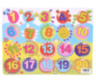 Puzzle Incastru din Lemn cu Cifre 