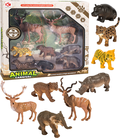 Set 8 Animale din Junglă | image