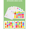 Set de Coloane Colorate cu Forme Geometrice și Activități Interactive