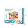 Set de Coloane Colorate cu Forme Geometrice și Activități Interactive