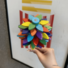 Arbore Montessori din Lemn Colorat Rotativ Educațional