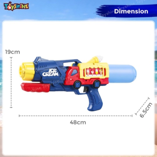Pistol cu Apă Tip Camion Înghețată Mare 48 cm