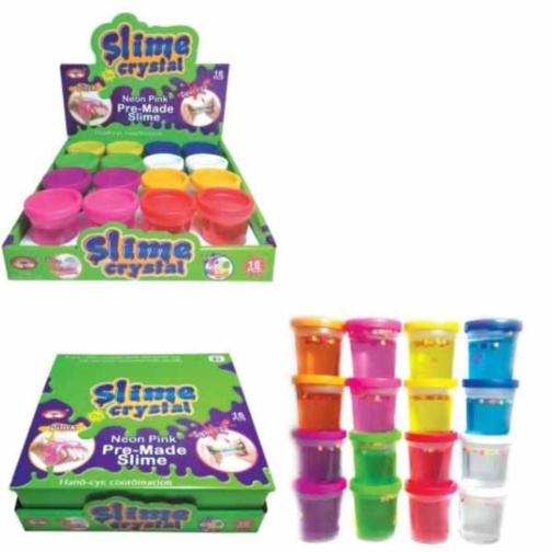 Gelatina Slime Colorată Transparentă