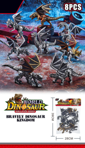 Set 8 Dinozauri Robotizați