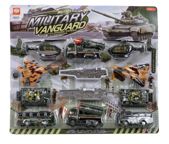 Set 12 Blindate Militare cu Avioane, Tancuri, Mașini și Elicoptere