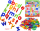 Set 26 litere mici magnetice colorate – Letter & Number Magnetics | image