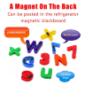 Set 26 litere mici magnetice colorate – Letter & Number Magnetics