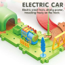 Set tren electric cu pistă și roată panoramică