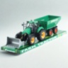 Tractor jucărie pentru copii cu cupă și remorcă (culoare aleatorie)