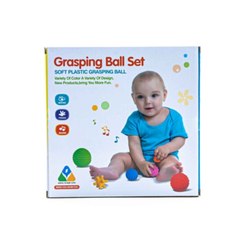 Set 6 Mingi Senzoriale cu Piuitoare