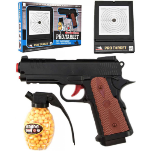 Set de Antrenament de Tir pentru Țintire Pro Target – Pistol și Țintă Inclusă