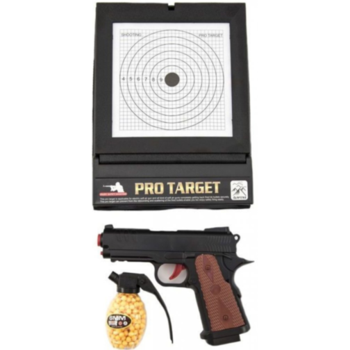 Set de Antrenament de Tir pentru Țintire Pro Target – Pistol și Țintă Inclusă