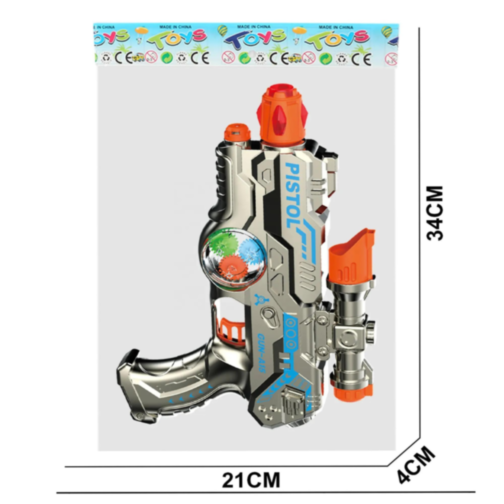 Pistol Interactiv cu Lumini și Sunete