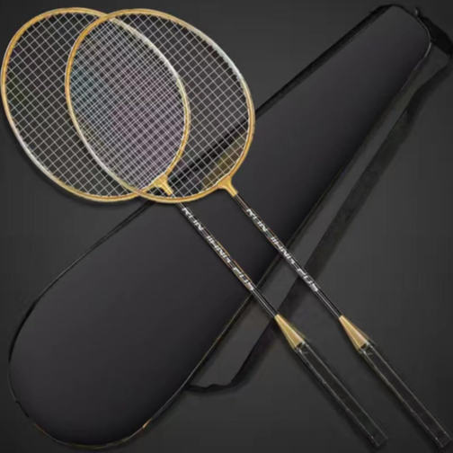 Set 2 Rachete Badminton cu Geantă și Fluturași Inclusi | Ideal pentru Familie și Prieteni
