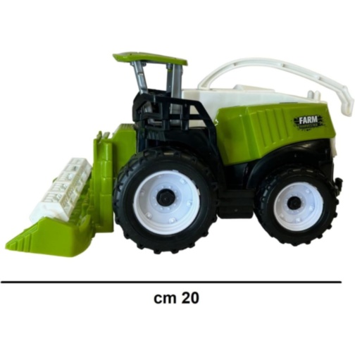 Combină agricolă jucărie copii cu heder detașabil
