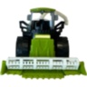 Combină agricolă jucărie copii cu heder detașabil
