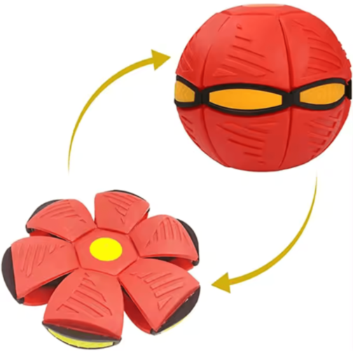 Aruncă și Prinde! Mingea Care Se Transformă În Frisbee (culoare aleatorie)  