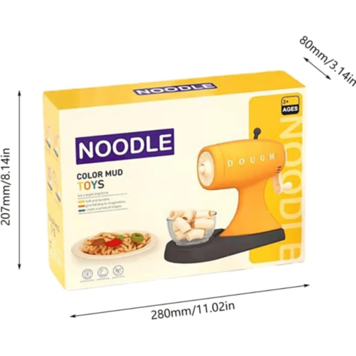 Mașină Jucărie Noodle Maker cu Pastă Colorată