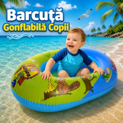 Bărcuță Gonflabilă Copii pentru Piscină și Mare | image