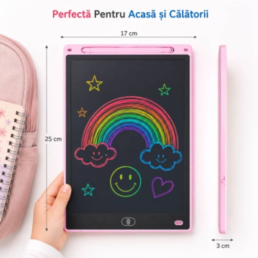 Tabletă LCD de Desenat pentru Copii, 10 inch