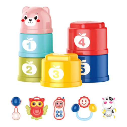 Set Interactiv pentru Bebeluși „Stacked Cup”