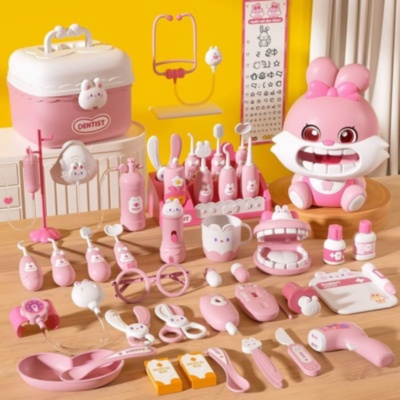 Set Clinică Dentară cu Iepuraș – Joc Educativ cu Sunete și Lumină  | image