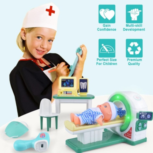 Set Doctor pentru Copii cu Scanner și Accesorii