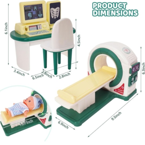 Set Doctor pentru Copii cu Scanner și Accesorii
