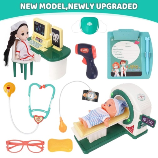 Set Doctor pentru Copii cu Scanner și Accesorii