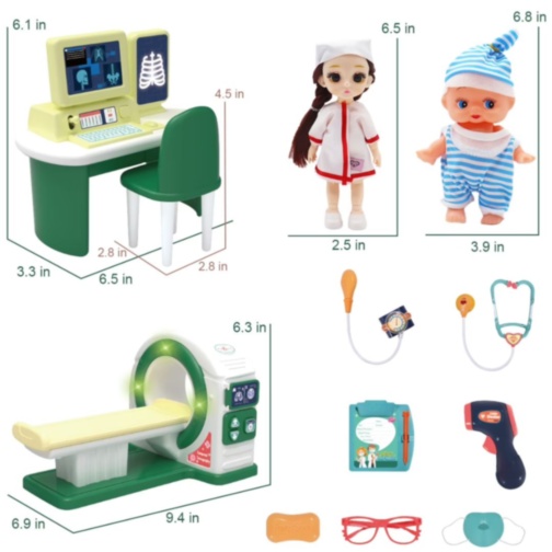 Set Doctor pentru Copii cu Scanner și Accesorii