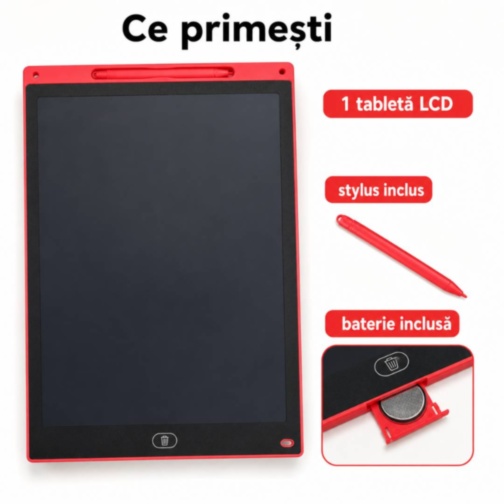 Tabletă LCD mare pentru desen și scris copii