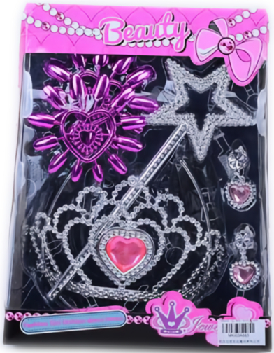 Set Fashion cu Diademă, Bagheta Magică și Bijuterii