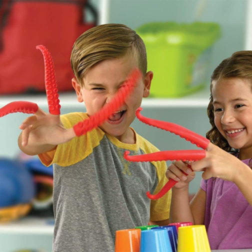 Joc Interactiv Crazy Octopus – Stivuiește Paharele și Antrenează-ți Reflexele!