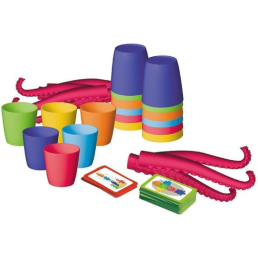Joc Interactiv Crazy Octopus – Stivuiește Paharele și Antrenează-ți Reflexele!