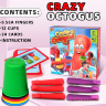 Joc Interactiv Crazy Octopus – Stivuiește Paharele și Antrenează-ți Reflexele!