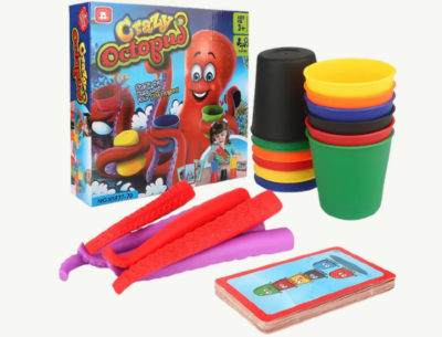 Joc Interactiv Crazy Octopus – Stivuiește Paharele și Antrenează-ți Reflexele! | image