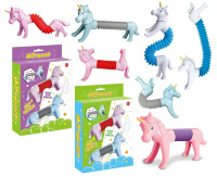 Set 2 Unicorni Pop Tube, jucărie antistres