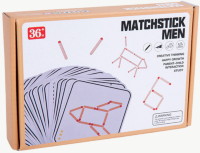 Set educativ Matchstick Men - Puzzle creativ cu bețe de chibrit