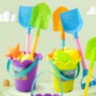 Set Jucării Plajă „Beach Fun” cu Găletușă și Unelte Mari (culoare aleatorie)