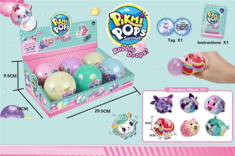 Pikmi Pops Bubble Drops, Jucărie de Pluș Colecționabilă