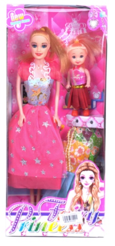 Barbie cu Fiica și 2 Ținute 