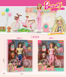 Barbie cu Bicicletă și Cățeluș