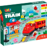Tren Interactiv cu Blocuri Inteligente și Lumină pentru Copii