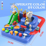 Set interactiv „Aventura cu Obstacole” – Manevrează mașinile și elicopterul