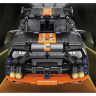 Mașină Supercar Mecanică cu Funcție Pull-Back, Set de 520 Piese