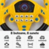 Volan de jucărie pentru copii, cu sunete și ventuze