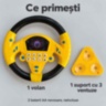 Volan de jucărie pentru copii, cu sunete și ventuze