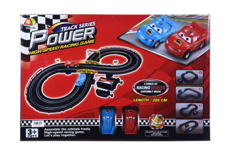 Pista Auto Magnetică cu 2 Mașinuțe Teleghidate 